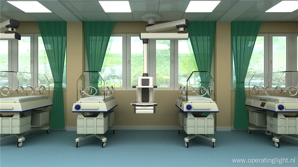 ICU room bridge with sliding move function