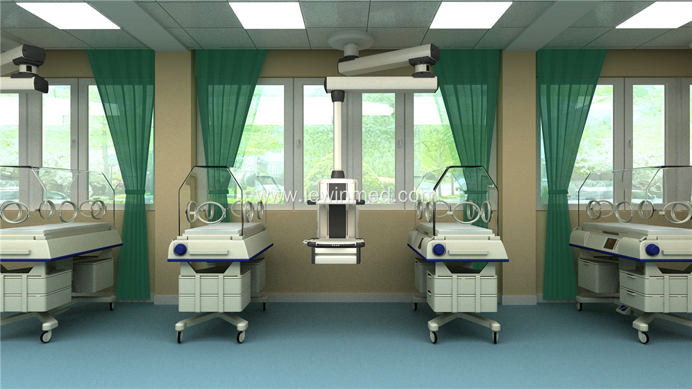 Double arm manual surgical pendant for operation room