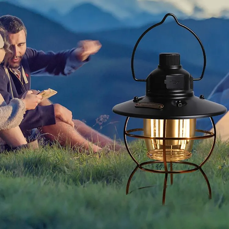 Waterproof LED Camping Lamp with USB Charging for Outdoors