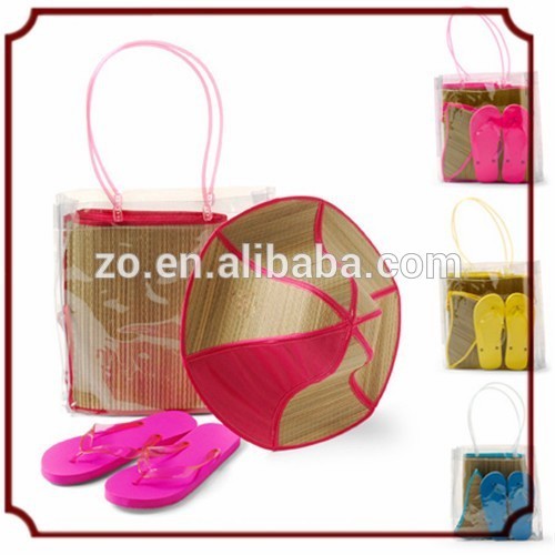 2015 Summer pvc beach bag/ clear beach bag/clear pvc handbags