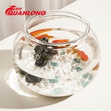 Plastic Gold Fish Small Tank Round Bowl