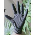 Guantes desechables de nitrilo negros