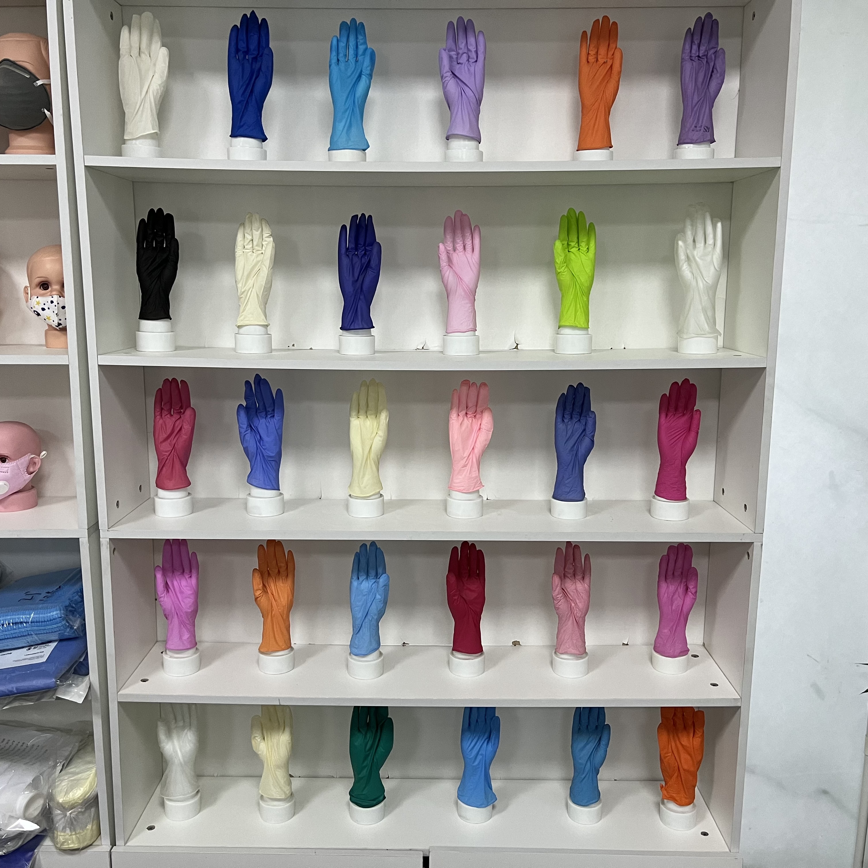latex powder free glove guantes desechables de nitrilo xs uso medico disposable latex Nitrile gloves