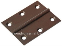 Solid brass furniture butt hinge