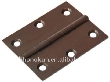 Solid brass furniture butt hinge