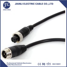 4 pin waterproof mini car camera cable for rear view camera sytem