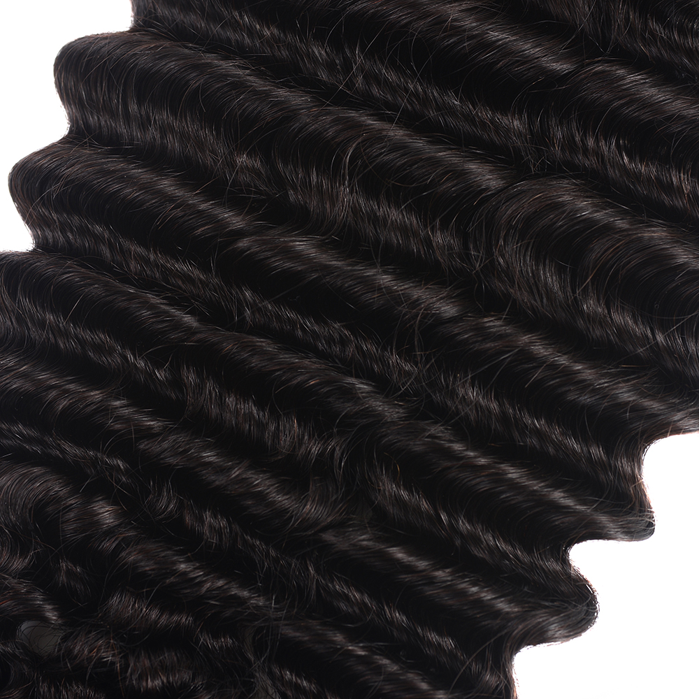 12 Inches Indian  Human Hair Loose Deep   Wave Private Label, 100% Virgin Indian Loose Deep  Bundle