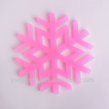 snowflake silicone coaster ,fancy cup mat,silicone cup mat
