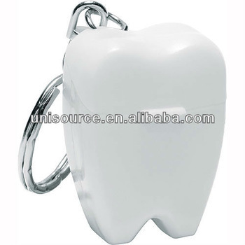 tooth shaped dental floss