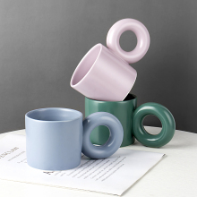 Nordic Style Ceramic Coffee Mug - Big Ears Pottery Wholesale