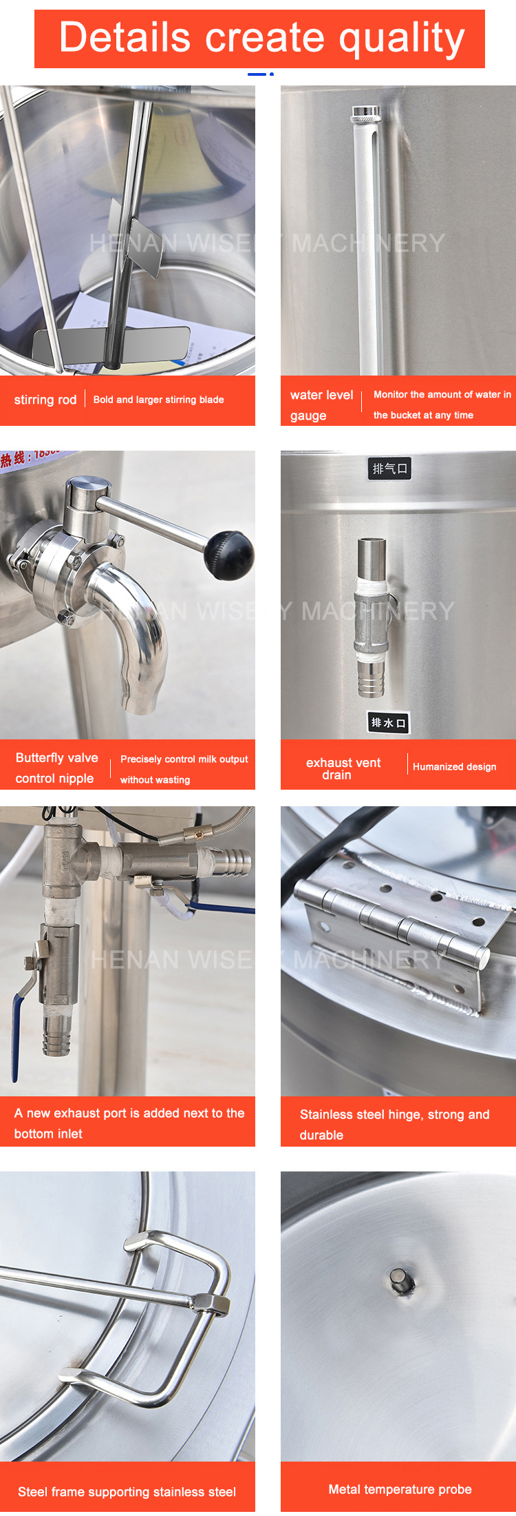 Small Milk Pasteurization Machine Milk Batch Pasteurizer