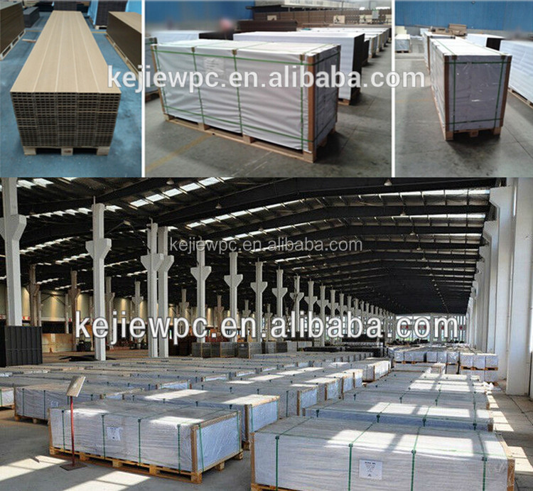 China Factory Cheapest Price WPC Hollow Wood Plastic Composit Decking Wood Black