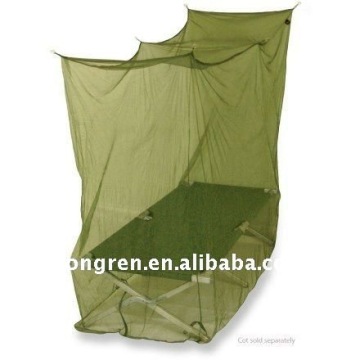 Olive green 100% polyester army mosquito net