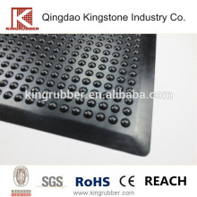 Anti-vibration rubber flooring mat