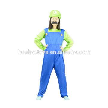 Hot Selling Classic Costume & Party Products Popular Mario Costume For Adult