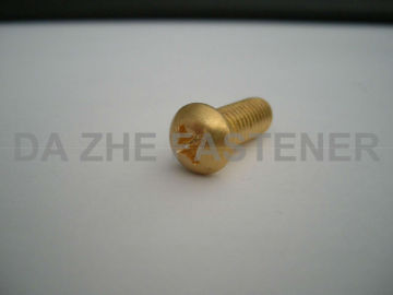 small brass pan head machine screws