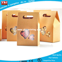 flat handle kraft paper bag,paper bags with flat handle,flat paper handle bags