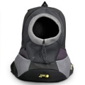 Black Small PVC and Mesh Pet Backpack