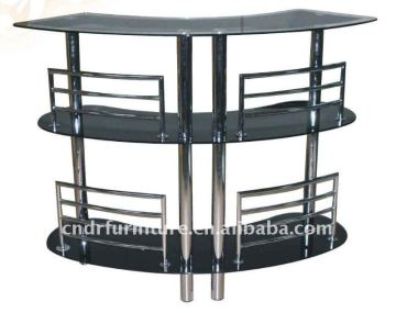 glass bar table