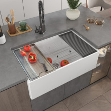 Wholesale Rectangular Fireclay Kitchen Sinks: Apron Front & Workbench Styles