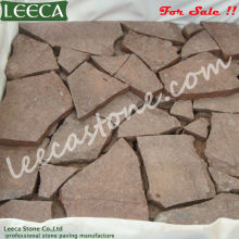 Red porphyry flagstone paving stone cheap flagstone