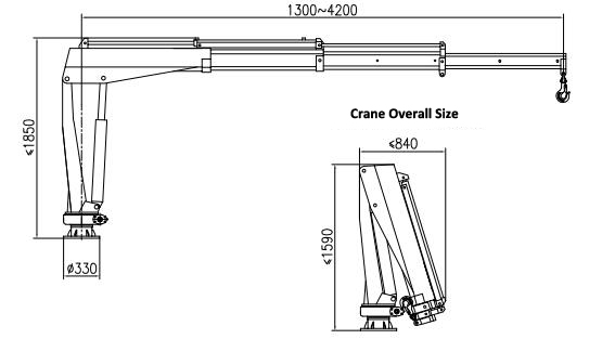 small crane truck diagram 1