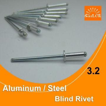 Widely Use open type aluminium plywood rivets