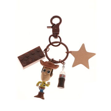 Accesorios de llavero elegante de Woody