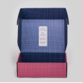 caja exprés de embalaje de ropa rosa con impresión completa