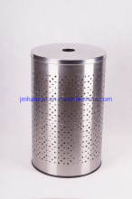 Stainless Steel Laundry Basket with Stainless Steel Lid