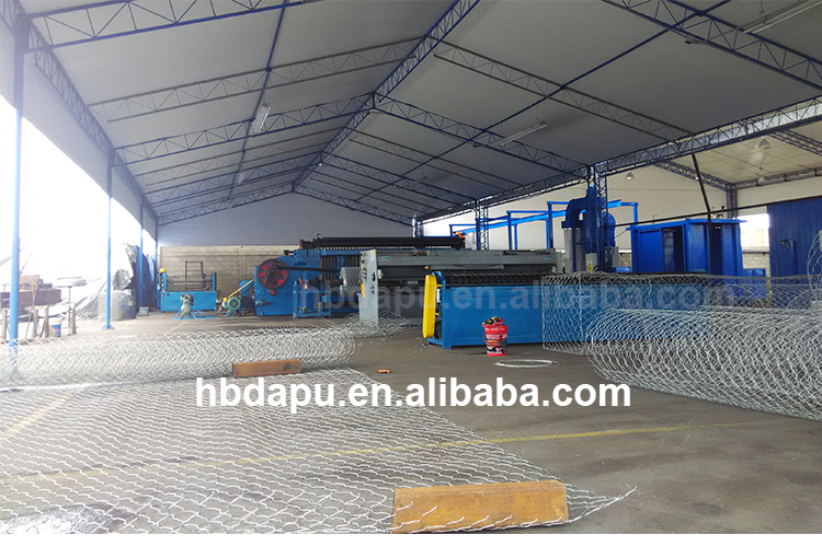 Automatic gabion mesh woven wire mesh making machine