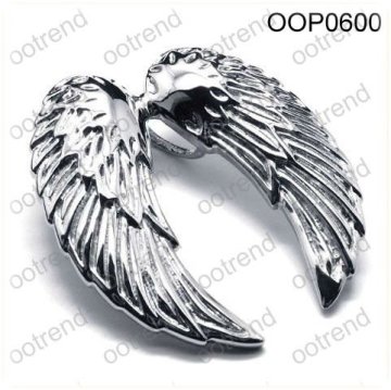 Angel wing stainless steel imitation jewelry ,fashion casting imitaion jewelry