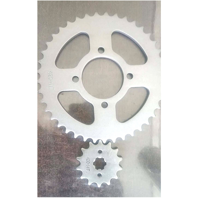 High Quality Stainless Steel Sprocket and Chain Kit for Motorcycle