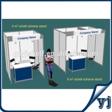 Scheme trade show booth/exhibition standard stands/exhibition display stall