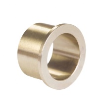 SAE430B Solid Bronze Plain Bearing with Collar - C86300 Brass Copper Alloy Bush Bearing