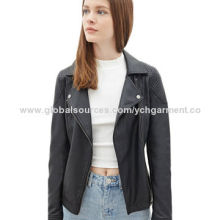 Faux Leather Moto Jacket