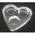 Glass Heart Shape 3 tealights