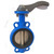 Without Pin Wafer Handle Butterfly valve