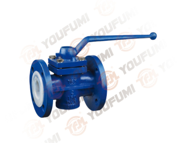PFA Lined Plug Valve Flange type