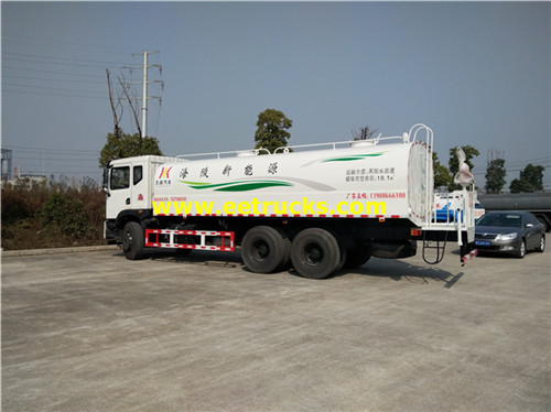18m3 6x4 دفاك ناقلات المياه الشاحنات