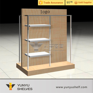 Wooden flooring shoe/display racks for shops