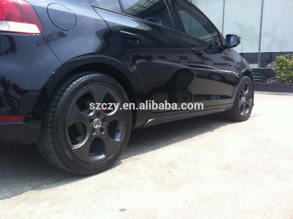 MK6 Carbon Car Side Bumper Skirts for VW Golf6 MK6 GTI