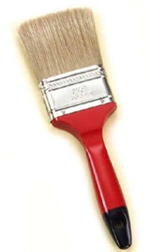 600 wood handle paint brush