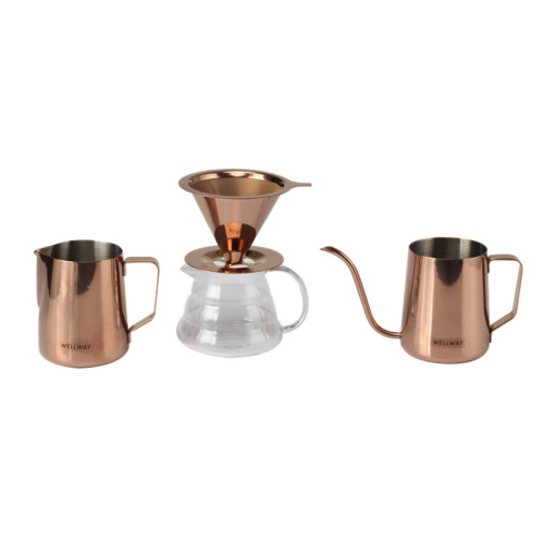 Amazon Best Sellers 2020 Copper Coffeeware Dripper Set