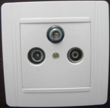 sat tv fm wall socket