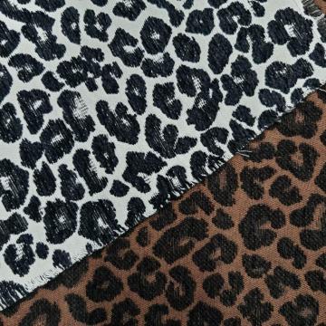 Woolen  fashion animal pattern jacquard fabric