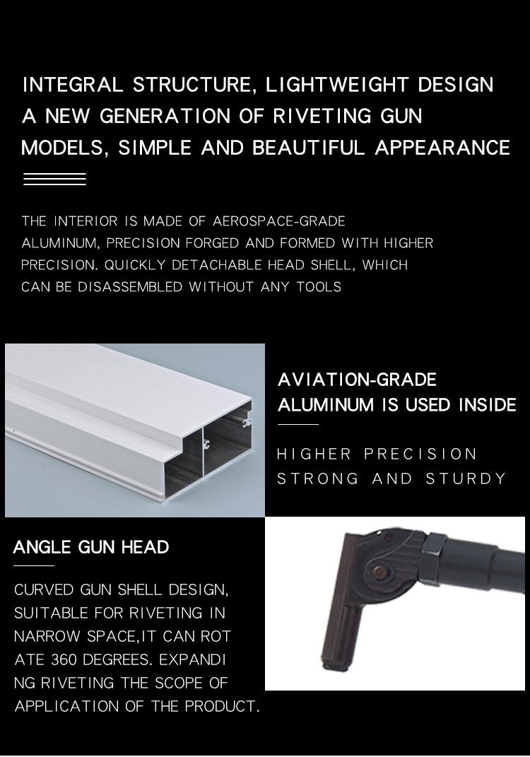 Shanghai manufacturers supply efficient and lightweight 2.43.24.0mm pneumatic bending angle nail pulling gun in stock