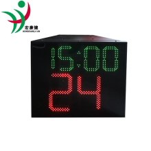 Electronic Basketball Scoreboard with Shot Clock