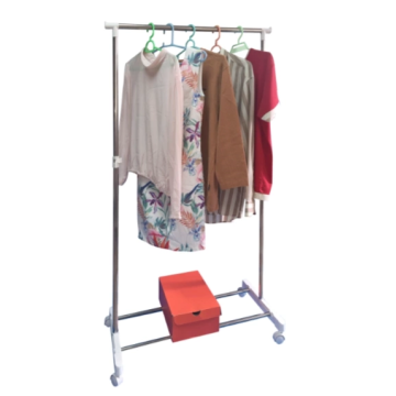 Stainless steel horizontal bar drying rack clothes airer