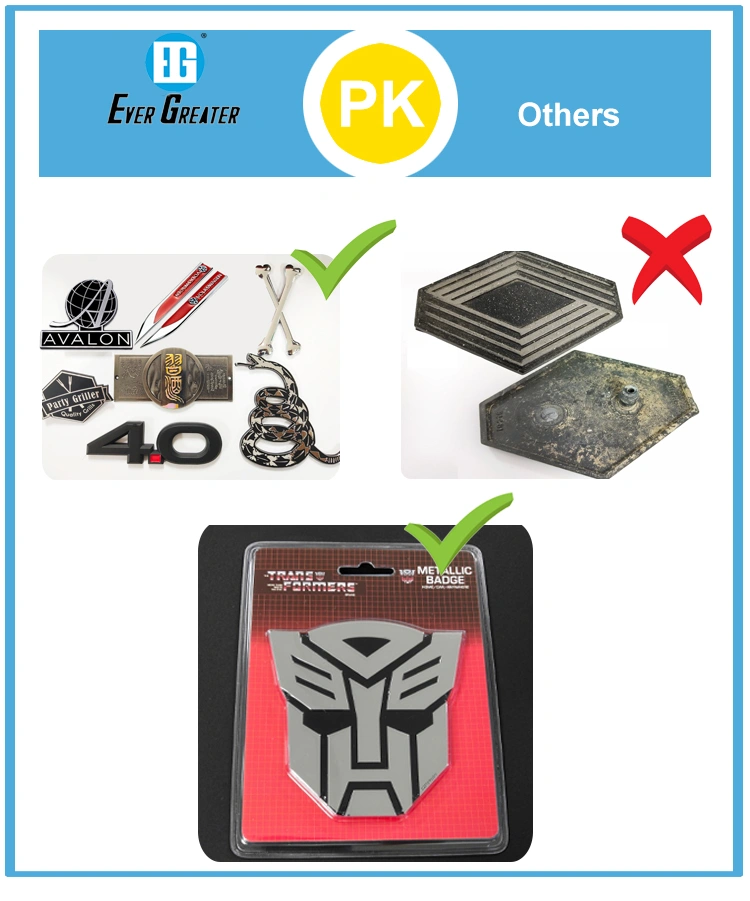 High Qualitycustomized Car Emblem Badges with ISO/Ts16949 Certified